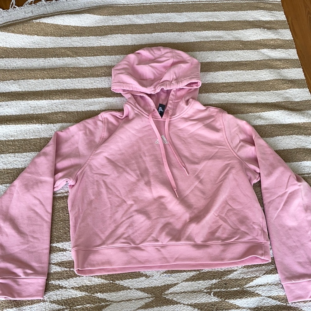 Cropped adidas hoodie